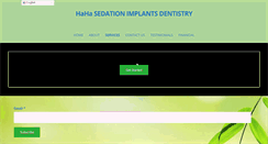 Desktop Screenshot of hahadentistry.com